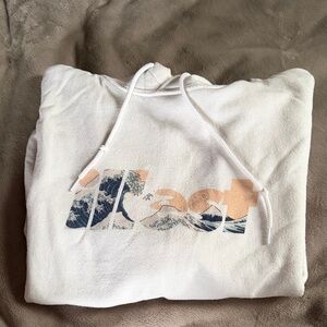 ILLEST Brand Great Wave White Hoodie